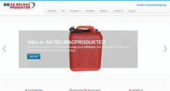 Desktop Screenshot of belwac.se